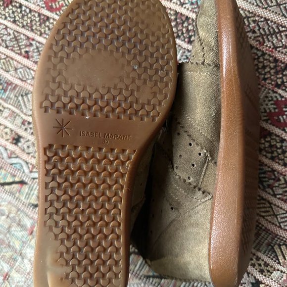 Isabel Marant Bobby Suede Wedge Sneakers - Picture 4 of 5